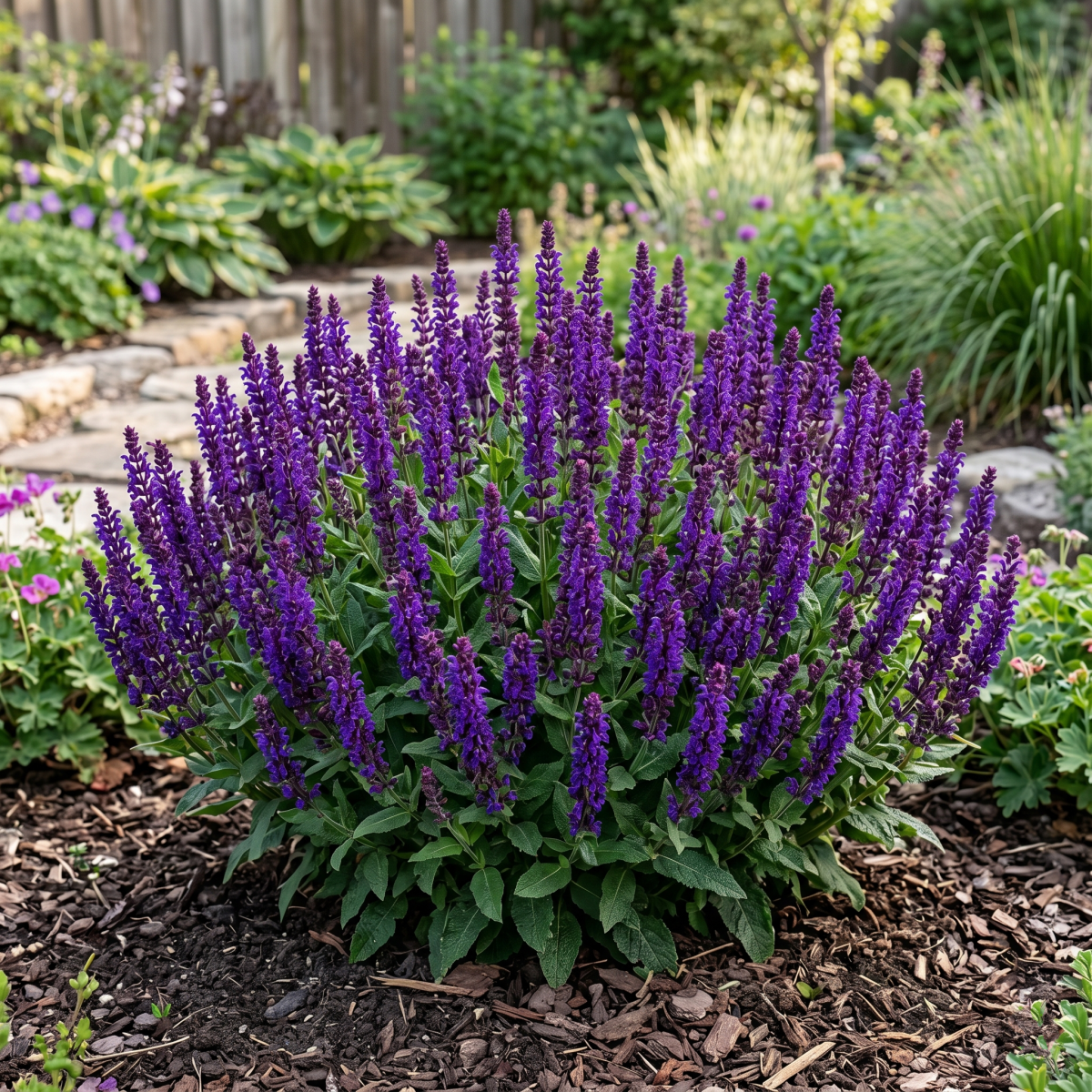 Szałwia Omszona Midnight Purple  P12
