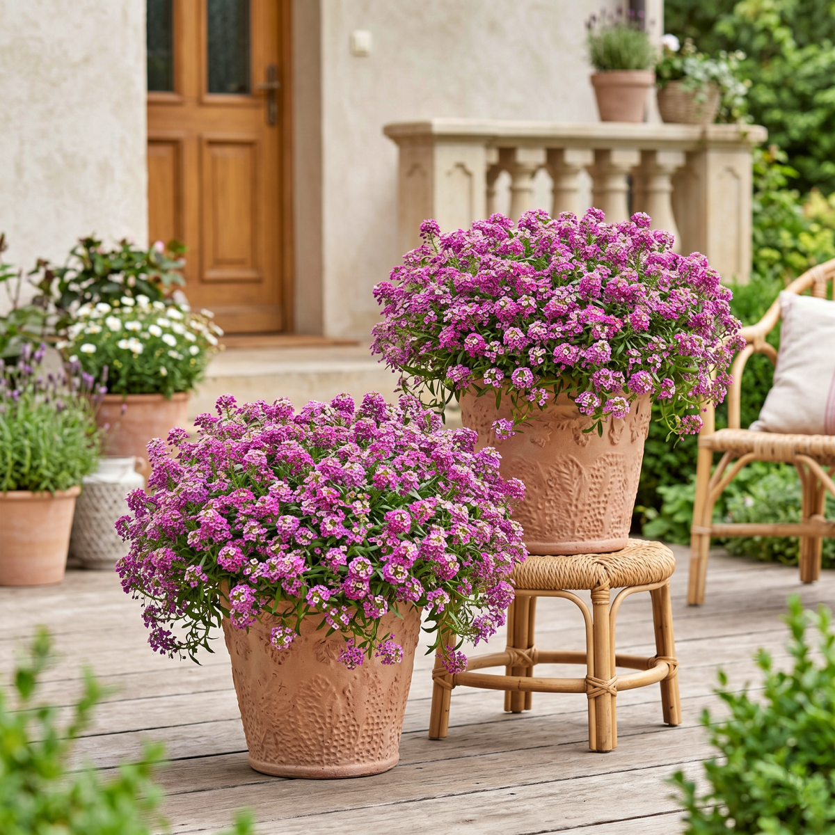 Lobularia Raspberry Stream P12
