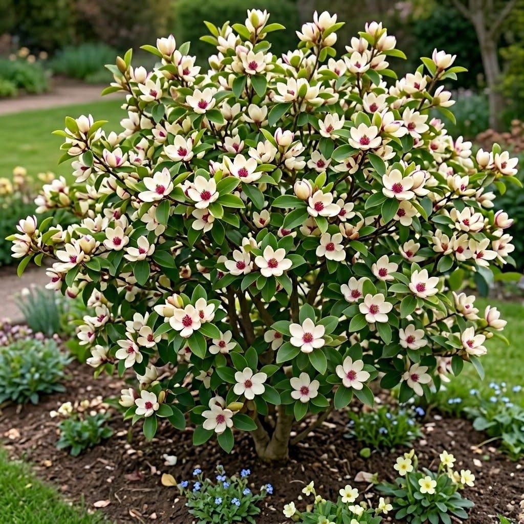 Magnolia Zimozielona White Caviar P19