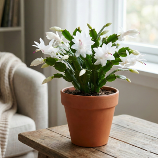 Grudnik Szlumbergera Biały P9