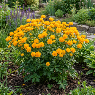 Pełnik chiński 'Golden Queen' Trollius chinensis P14