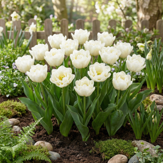 Tulipan Biały P9