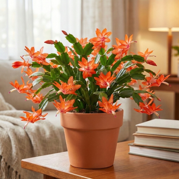 Grudnik Szlumbergera Łososiowo Pomarańczowy P13