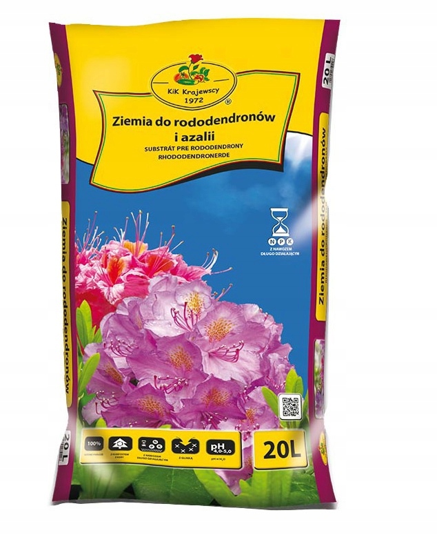 Ziemia do Rododendronów i Azalii NAWÓZ NA KWIATY