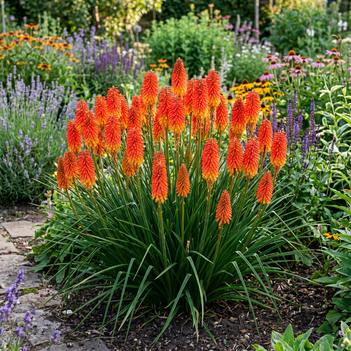 Trytoma Groniasta Kniphofia Red Hot Poker P12