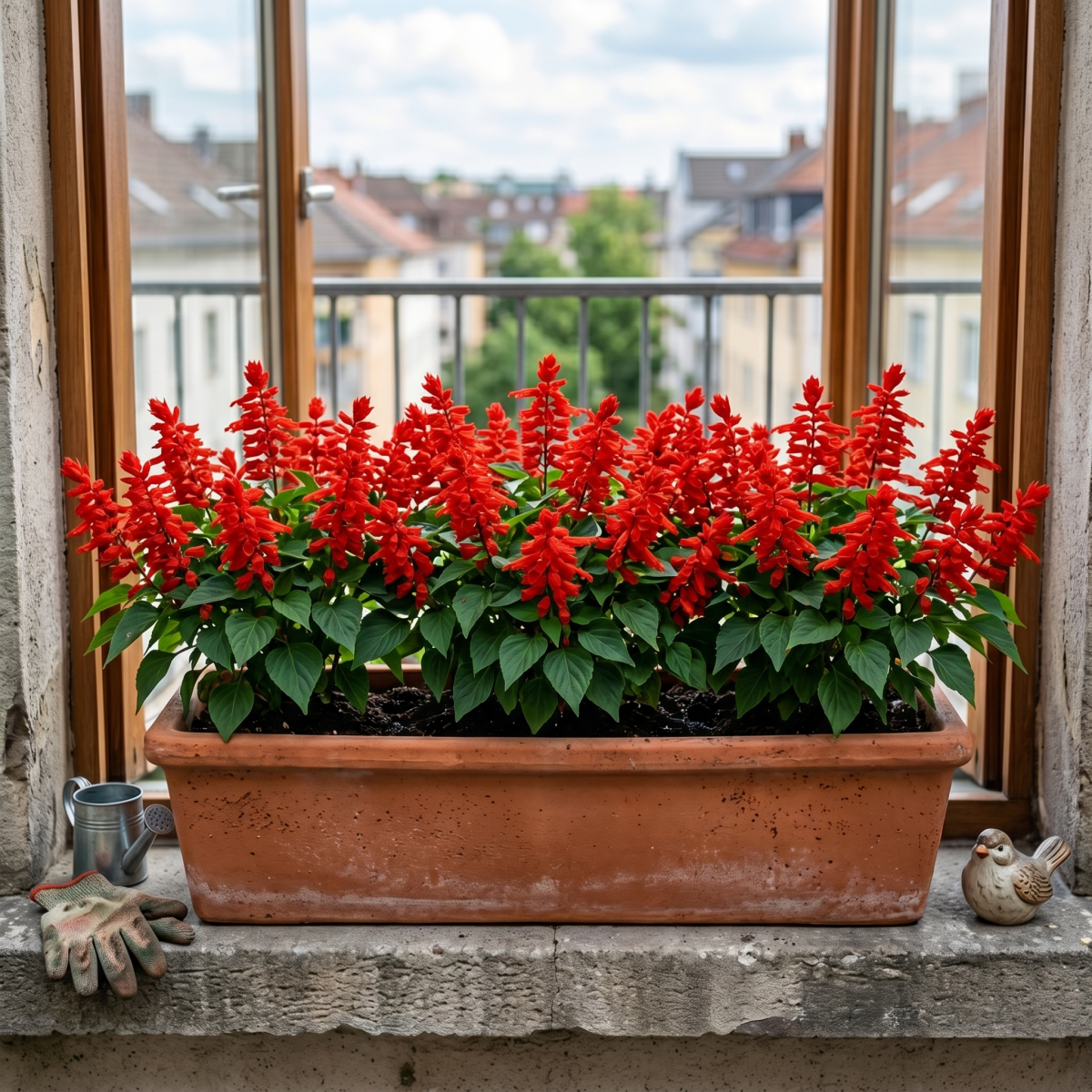 Szałwia Błyszcząca Mojave Red P12